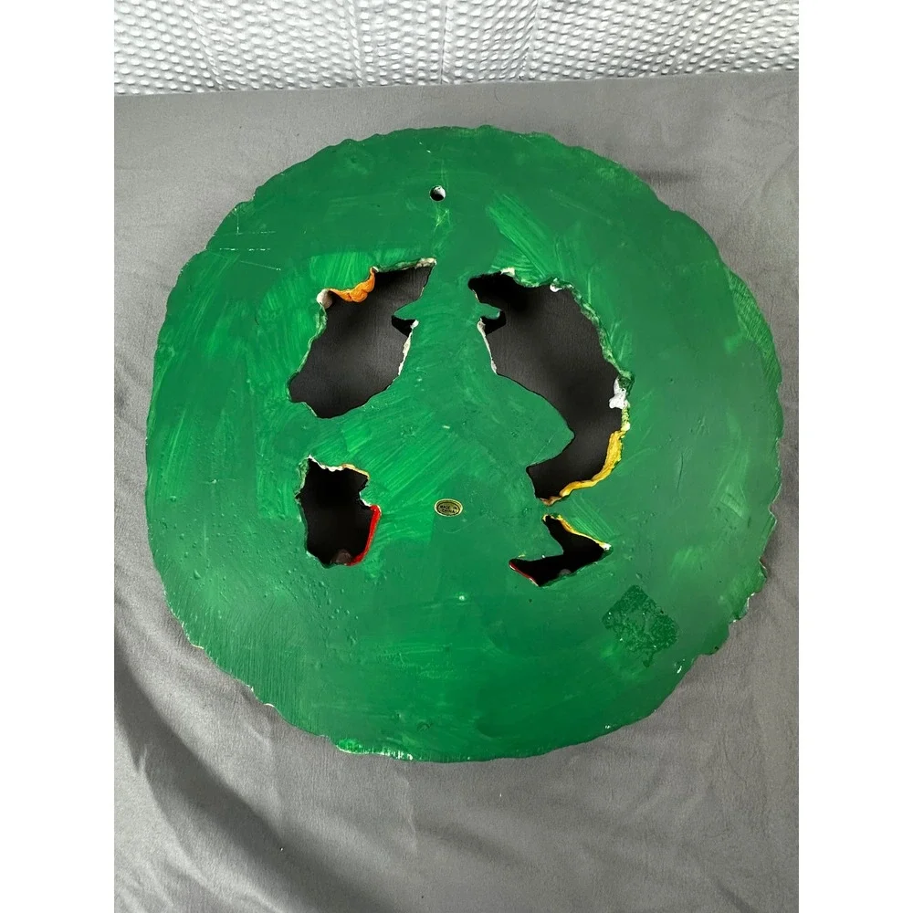 Jaimy Halloween Wreath Resin Witch Ghosts Pumpkins‎ Black Cats Owl Bat 12.5